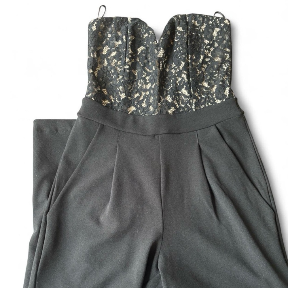 Elegant Black Lace Jumpsuit
